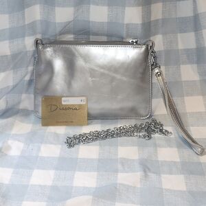 Dossona Brand Authentic Silver Women's Bag
